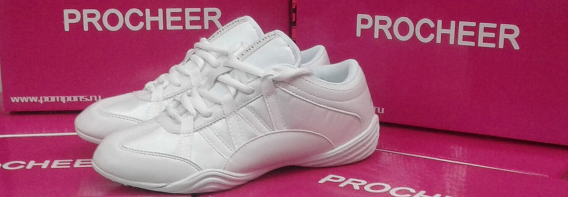 белые кроссовки для черлидинга и аэробики