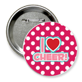 Значок "i love cheer"