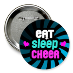 Значок "eat sleep cheer"