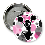 Значок "девочка черлидер в прыжке"