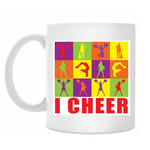 Кружка белая "i cheer"
