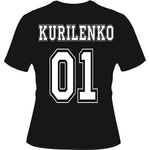 футболка с номером