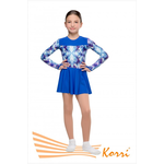 Купальник гимнастический с принтом №5 "Аллегро" (полиамид) Г 26-014