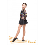 Купальник гимнастический с принтом №1 "Аллегро" (полиамид) Г 26-014