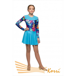 Купальник гимнастический с принтом №7 "Аллегро" (полиамид) Г 26-014