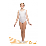 Купальник гимнастический белый "Репетиция" (полиамид) Г 31-011