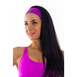 Повязка на голову фиолетовая ak.108.57