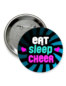 Значок "eat sleep cheer"