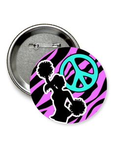 Значок "черлидер с помпонами"