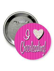 Значок "i love cheerleading"