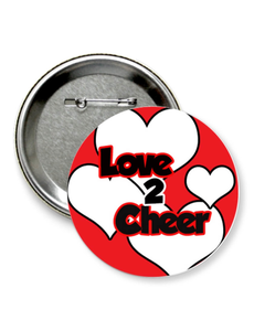 Значок "love 2 cheer"