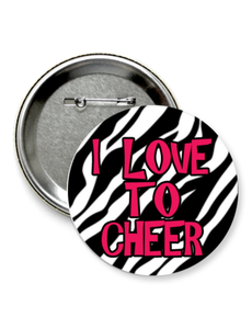 Значок "I love to cheer"