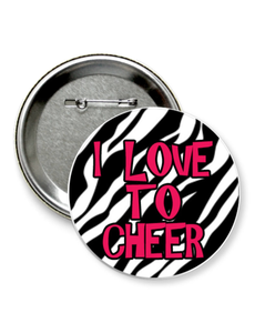 Значок "i love to cheer"