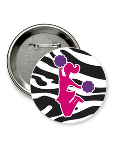 Значок "черлидер зебра"