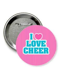 Значок "i love cheer"