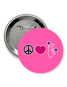 Значок "розовый черлидер"