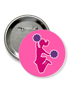 Значок "черлидер с помпонами"