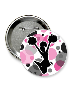 Значок "девочка черлидер в прыжке"