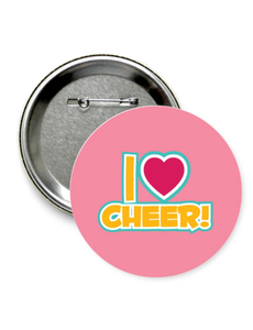 Значок "i love cheer"