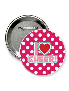 Значок "i love cheer"