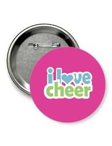 Значок "i love cheer"