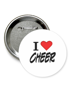 Значок "i love cheer"