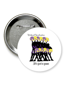 Значок "without cheerleaders its just a game"