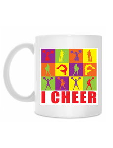 Кружка белая "i cheer"