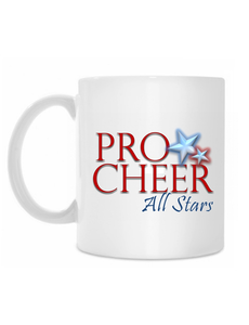 Кружка белая "pro cheer all stars"