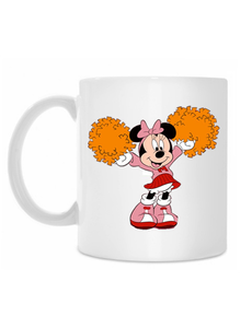 Кружка белая "MIKKY CHEERLEADER"