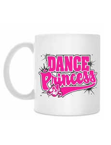 Кружка белая "dance princess"