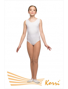 Купальник гимнастический белый "Репетиция" (полиамид) Г 31-011