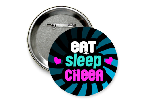 Значок "eat sleep cheer"