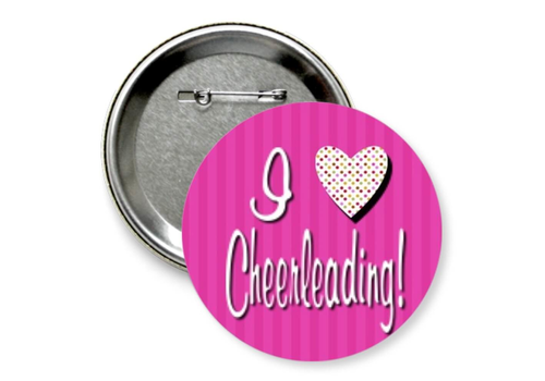 Значок "i love cheerleading"