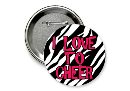 Значок "I love to cheer"