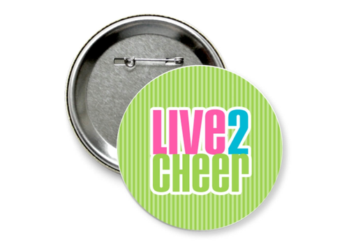 Значок "live two cheer"