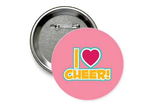 Значок "i love cheer"