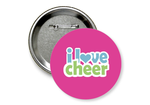 Значок "i love cheer"