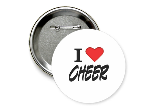 Значок "i love cheer"