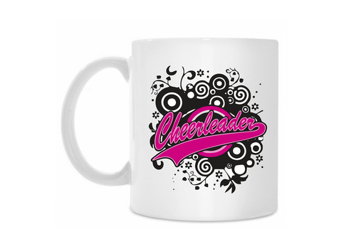 Кружка белая "cheerleader"