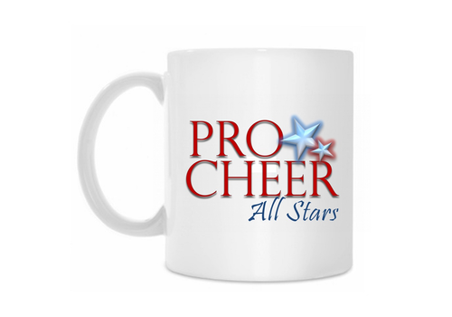 Кружка белая "pro cheer all stars"