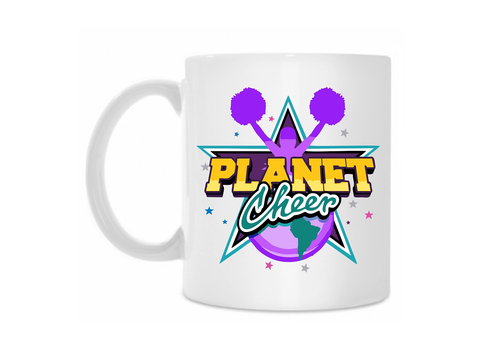 Кружка белая "planet cheer"