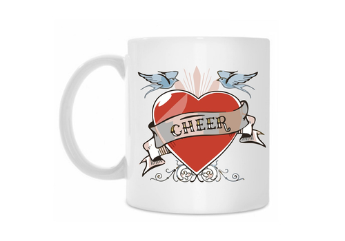 Кружка белая "cheer"