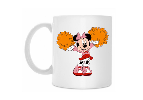 Кружка белая "MIKKY CHEERLEADER"