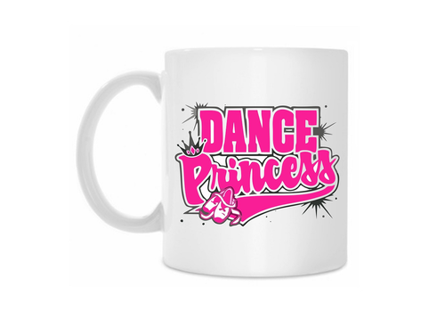 Кружка белая "dance princess"