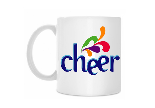 Кружка белая "cheer"