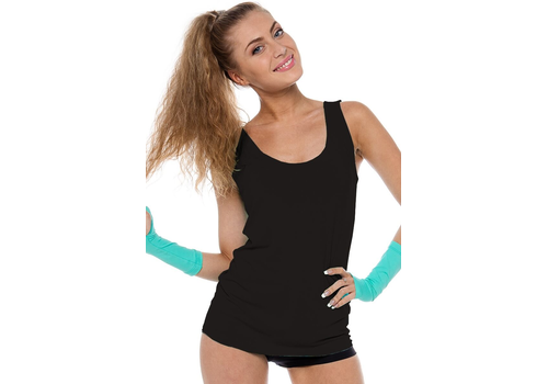 Майка спортивная женская черная mk.01.01